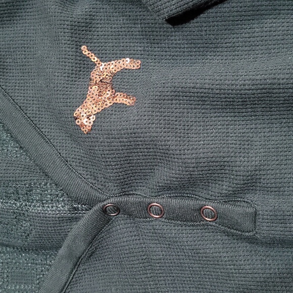 Victoria's Secret PINK Sequin Holiday Onesie - Picture 9 of 12